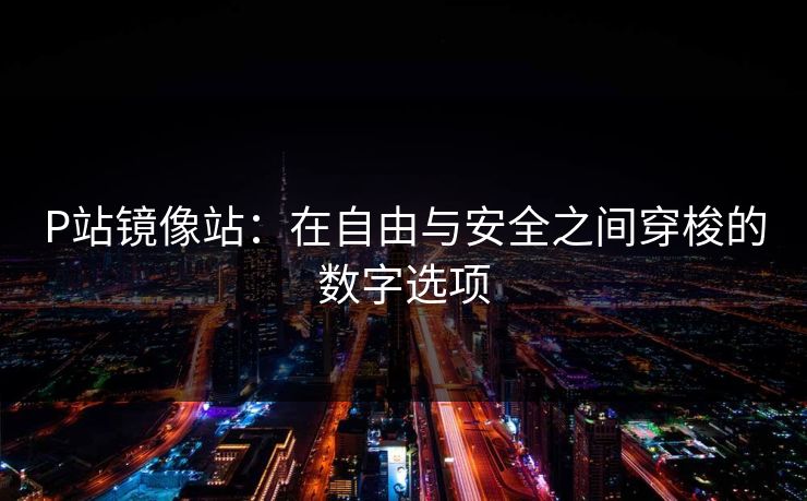 P站镜像站:在自由与安全之间穿梭的数字选项